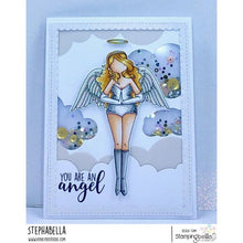 Load image into Gallery viewer, Angel Devil Sentiment Set Rubber Stamp