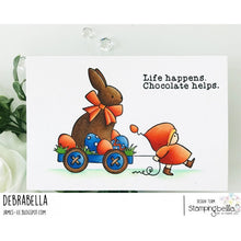 Load image into Gallery viewer, Chocolate Sentiment Set Rubber Stamp