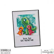 Load image into Gallery viewer, Dino Sentiment Set Rubber Stamp