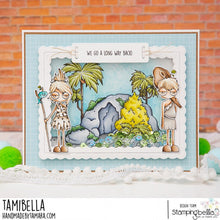 Load image into Gallery viewer, Dino Sentiment Set Rubber Stamp