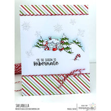 Load image into Gallery viewer, North Pole Backdrop Rubber Stamp