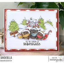 Load image into Gallery viewer, North Pole Backdrop Rubber Stamp