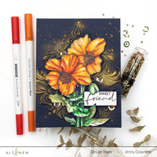 Load image into Gallery viewer, Paint-A-Flower: Himalayan Poppy Outline Stamp Set