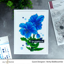 Load image into Gallery viewer, Paint-A-Flower: Himalayan Poppy Outline Stamp Set