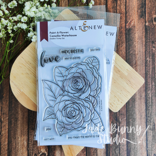 Paint-A-Flower: Camellia Waterhouse Outline Stamp Set