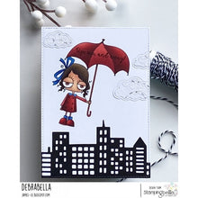 Load image into Gallery viewer, Mini Oddball Weather Girls Rubber Stamp
