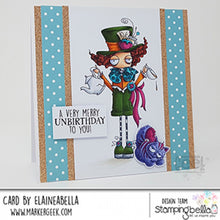 Load image into Gallery viewer, Oddball Mad Hatter (Alice In Wonderland Collection) Rubber Stamp
