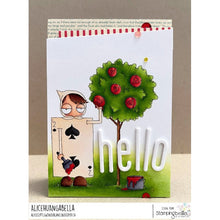 Load image into Gallery viewer, Oddball Painting The Roses Red (Alice In Wonderland Collection) Rubber Stamp
