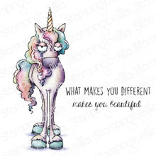 Load image into Gallery viewer, Oddball Unicorn Rubber Stamp
