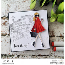 Load image into Gallery viewer, Sketchy Corner Backdrop Rubber Stamp
