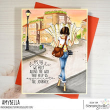 Load image into Gallery viewer, Sketchy Corner Backdrop Rubber Stamp
