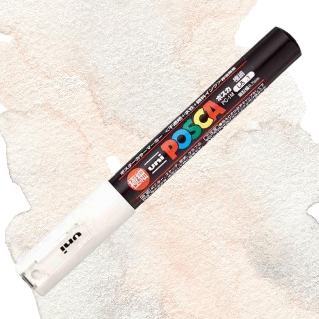 White Uni POSCA Marker Extra Fine Tip – Jade Bunny Studio
